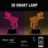 Star Wars The Mandalorina 3D Night LED Clock Base Table Lamp