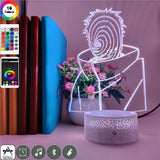 Star Wars The Mandalorina 3D Night LED Clock Base Table Lamp