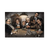 Gangsters Playing Poker Poster Rolled