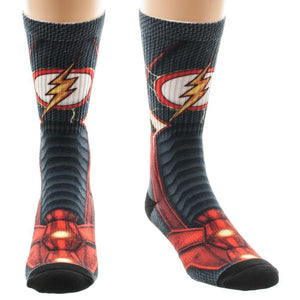 DC Comics Flash - Armor Boot 360 Crew Socks