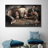 Gangsters Playing Poker Poster Rolled